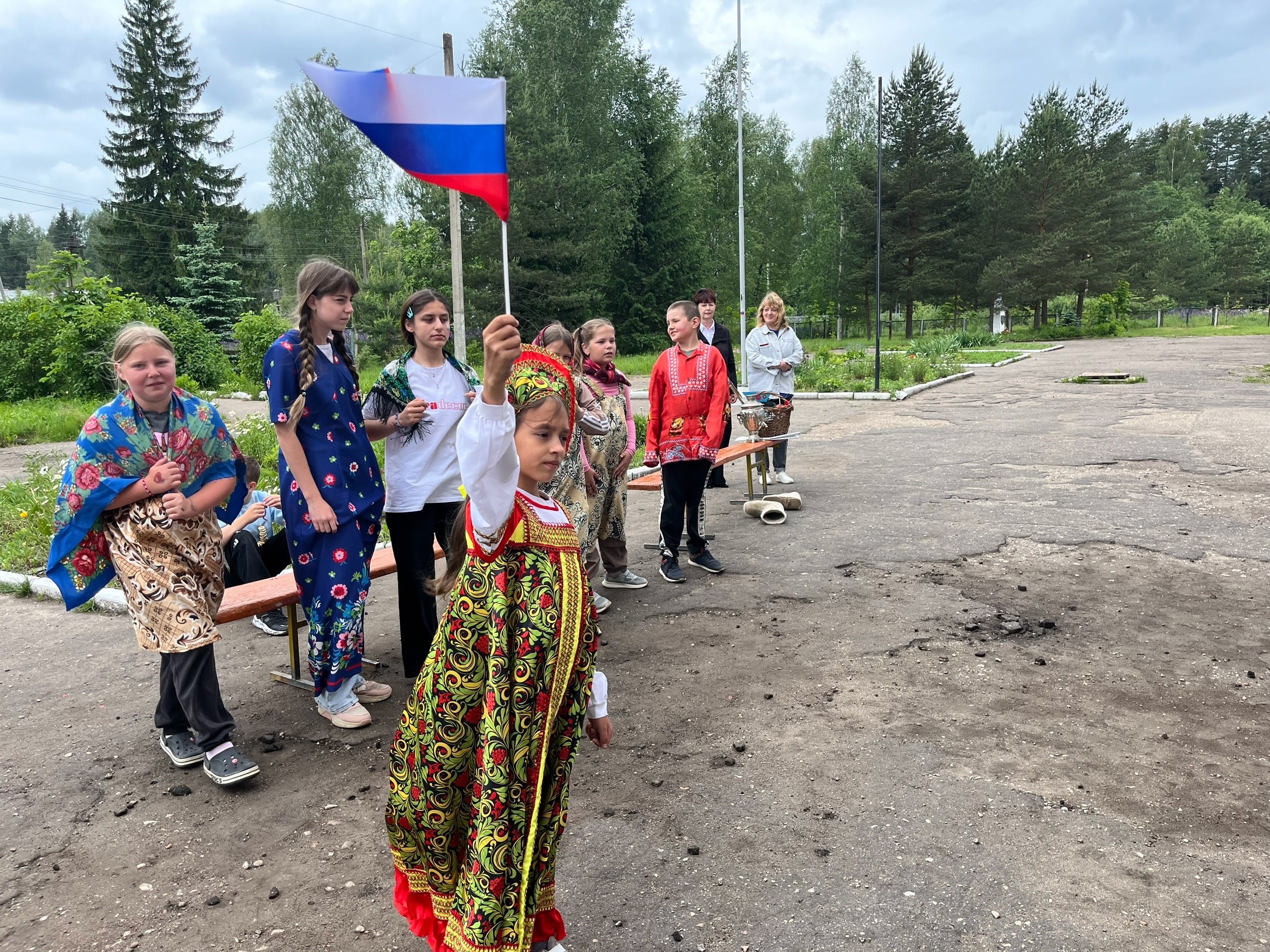 12 день в лагере дневного пребывания «Улыбка». День России..